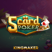 5 Card Poker game zone app cards